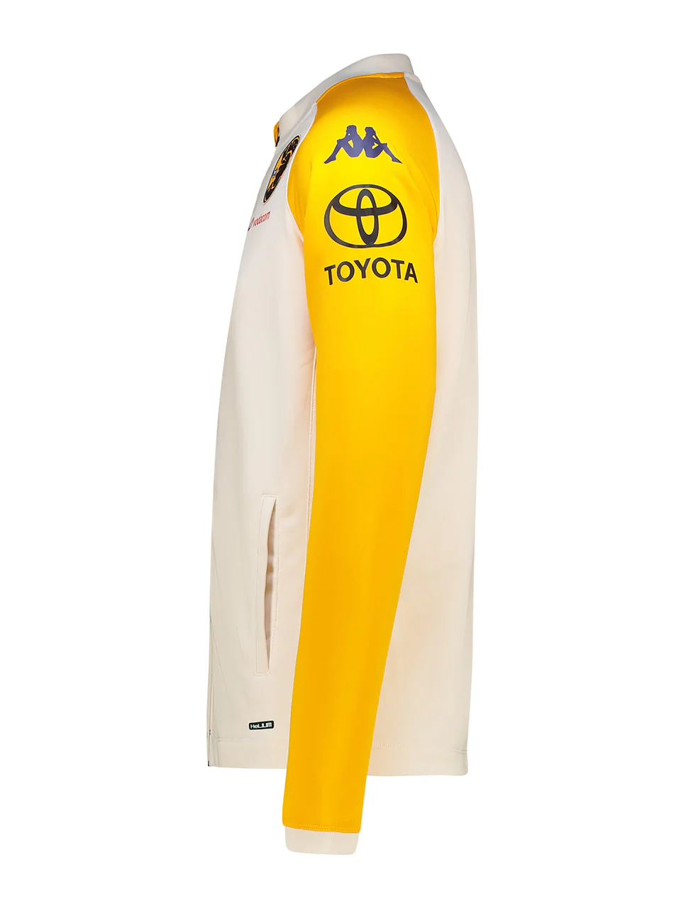 Training Full Zip 2025/26 - White Whisper/Yellow - Image 3